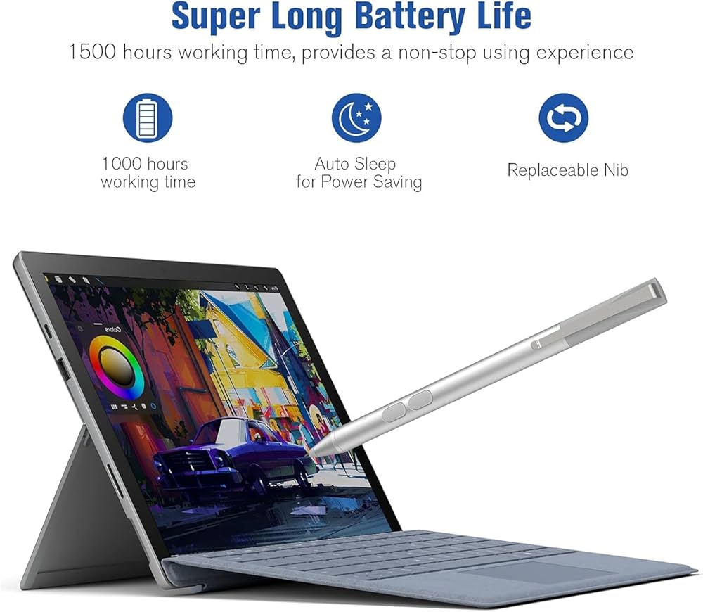 Stylus Active Pen for Dell Inspiron 5379 5482 7306 7500 7506